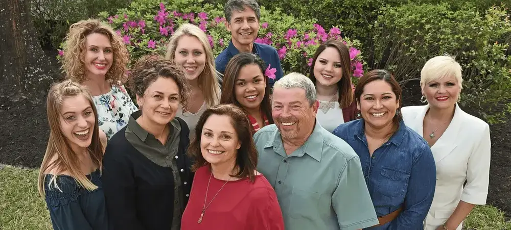 Group photo of the dental team at the woodlands